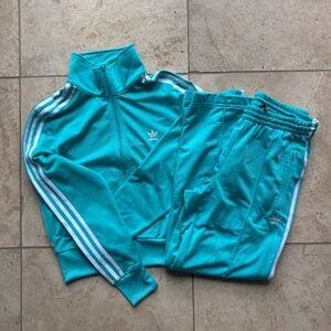 Adidas Teal Tracksuit